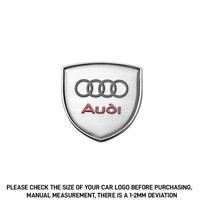 3D Metal Car Side Body Tail Trunk Window Decoration Badge Sticker For  Audi S 8P 8v 8l A4 b8 b6 b9 A6 c7 Q3 Q5 Q7 RS3 RS4 RS5 A5