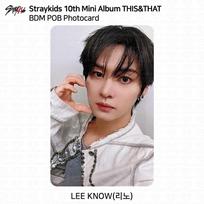 Stray Kids SKZ 10-asis mini albumas THIS & THAT BDM POB nuotraukos kortelė Leeknow - BDM POB