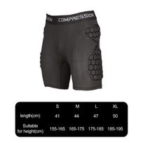Šortai futbolo vartininkams, sutvirtinti EVA, pralaidūs orui, daugiafunkciai, profesionalūs, Size L
