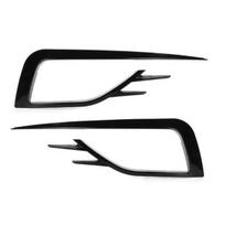 Car Front Fog Light Lamp Cover Bumper Grille Decorative Trim Sticker Tuning For VW Golf 7.5 Golf MK7.5 2017 2018 2019 Body Kits black