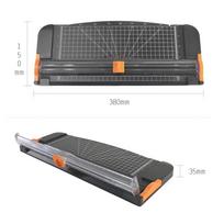 Paper Trimmer Scoring Board Craft Paper Cutter Photo Scrapbook Blades Cutting Machine Folding and Scorer for Photo 36x35cm gray