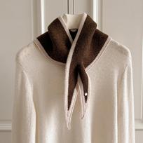 Knitted Triangular Scarf Women's Neck Protection Small Scarf Versatile and Warm Small Neckerchief Elegant Little Waistcoat 100*30*50cm gray
