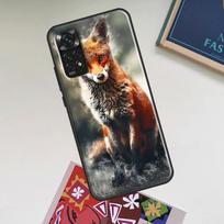 Funny Red Fox Animal Case For Xiaomi Redmi Note 13 14 Pro 12 11 10 15 Pro Plus Redmi 15C 14C 13C 10C 12C 15 Cover Redmi 12 4G black
