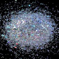 10g Holographic Hexagon Chunky Glitter Epoxy Resin Filler Flakes Laser Sparkly Sequins for DIY Epoxy Resin Nail Art Fillings 10 Grams gray