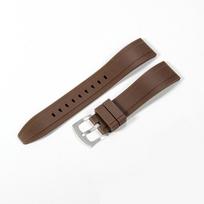 Rubber Strap 22mm Quick Release Strap Suitable for Shuttle West Iron Chengmeidu Comcast Seiko Fluororubber Watch [interface width] 22mm brown