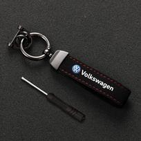 Aukščiausios kokybės zomšinis automobilio raktų pakabukas, metalinis, patvarus raktų žiedas Volkswagen VW Polo Golf T5 Caddy T4 Touran Golf GTI Passat Scirocco Tiguan Op8 black