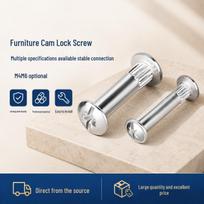 M4M6 Double-Ended Plywood Nut and Screw Fastener for Furniture Connectors M6 Female Thread