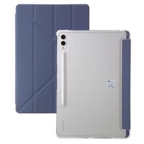 Skirta Samsung Tab S10 S9 FE 10.9 Plus 12.4 13.1 colio dėklas Akrilinė galinė dalis Galaxy Tab A9 Plus S9 fe 11  Dėklai su rašiklio laikikliu Tab A9 8.7 inch rožinė