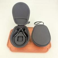 Bone Conduction Headphone Storage Bag with Soft Lining Shockproof EVA Protector Pouch for Daily Use Travel 1pcs gray