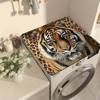 1Pcs Rubber Drying Mat With Fierce Tiger Pattern Diatomaceous For Coffee Shop Restaurant Kitchen Carpet Tableware Durable Diatom 30*40cm beige