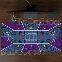 Gaming Mouse Pads HD Printing Texas Hold'em Portable Durable Stitch Edge Poker Entertainment Office Accessories Larger Desk Mat 30cmx60cm black