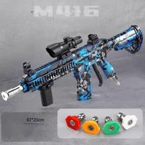 Elektrinis M416/MP5 modelio vandens pistoletas su PA putų bakeliu | Nešiojama aukšto slėgio automobilio plovimo ir kraštovaizdžio priežiūros valymo priemonė