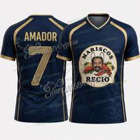 Amador Recio Football Jersey Seafood Shrimp Recio TShirt Quick Dry Sportswear Summer Beach Tee Men Women Camisetas De Montepinar XL