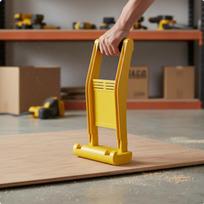 Board Lifter MultiFunctional Plywood Labor Saving Drywall Carrying Tool for šviesiai geltonos spalvos