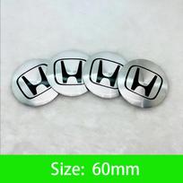 45-65mm Car Wheel Center Hub Cap Emblem Sticker Accessories For Honda M68 Civic FIT Accord Prelude CRV 5Th City XRV CRV HRV Odyssey 1Set(4Pcs)