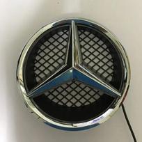 18.5cm Hollow style Car Front Grill Emblem With LED BASE For Mercedes Benz C CLASS W204 GLK W204 B W245 VITO W447 W463 V V260