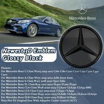 BENZ Front Grille Star Emblem Logo For Mercedes Benz A C S SL CLA GLA GLB-Class W205 W177 W217 R231 W118 C257 H247 X247 2020-2023