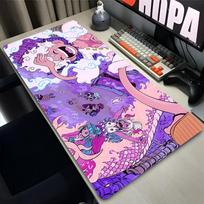 Popular Mouse Pad One Piece Luffy Anime Computer Desk Mat Nonslip Gamer Extended Mouse Mat Large Gaming Mousepads For Best Gift 800x300x2mm white