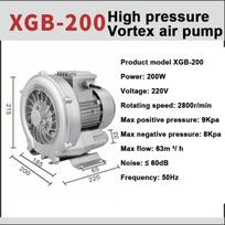 220V 200W Vortex pūstuvas Mažas pramoninis aukšto slėgio oro siurblys Centrifuginis vakuuminis siurblys Vortex siurbimo ventiliatorius Žuvų tvenkinio aeratorius 200W