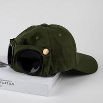 Skrybėlė Vasariniai akiniai beisbolo kepurė Moteriška Unisex akiniai nuo saulės Kepurėlė Vyriška beisbolo kepurė žalia