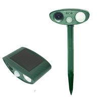 TeMeiXi Solar Ultrasonic Animal & Bird Repeller with Infrared Strobe 511B black