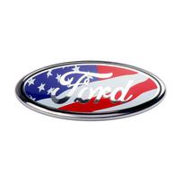 AGET4 115/150/176/224mm Car Hood Front Grill Emblem Tail Trunk Logo Cover Decoration For Ford Mondeo Kuga Fiesta Ghia Focus ST Ranger 176mm