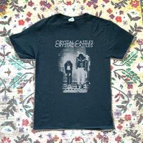 Crystal Castles Band T-Shirt, 90s Alt Rock Cotton Tee, Retro Graphic Shirt S gray