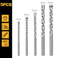 Heavy Duty Masonry Drill Bit Set Ultra Hard Tip Assorted Sizes For Drilling Concrete Brick Tile Home Renovation