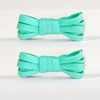 0.8CM Flat Polyester Shoelaces, Multi-Color Replacement Laces, Durable Stretchy Laces for Sneakers & Casual Shoes 1Pair/3Pairs 100cm blue