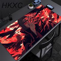 Laptop Gaming Desk Mat Black And White Manga Mousepad Anime Office Computer Naruto Uzumaki Mouse Pad Carpet Gamer Keyboard Pads 30x60cm brown