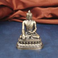 Vintage Brass Medicine Buddha Figurine Religious Offering Statue Craft Copper Carving Buddha Statue Collectible Copperware Whole black