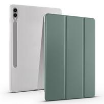 Case for New Samsung Galaxy Tab S10 FE Plus 13.1'' S10 + 12.4 Inch Matte Clear Auto Sleep Tablet Cover with S Pencil Holder Tab S10 FE Plus 13.1 žalia