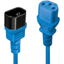 Lindy CABLE POWER IEC EXTENSION 0.5M/BLUE 30470