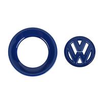 1/2pcs Car ABS Steering Wheel Emblem Trim Sticker ER50 Badge for Volkswagen VW Passat Polo Jetta Golf 6 7 Caddy MK4 B5 B6 GTD Lavida