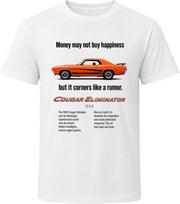 Cougar Eliminator 1969 Classic Muscle Car T-Shirt M white