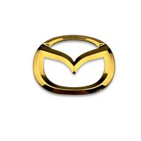 Automobilio vairo centrinio logotipo lipdukai Priedai Mazda 3 Alexa CX4 CX5 CX8 2 3 6 DJ BL BM GJ CX-5 CX5 CX-3 CX3 CX9 CX7 For Mazda auksas