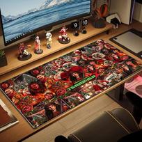 Terrifier Horror Color Mouse Pad Large Gaming Table Cushion Non-slip Laptop Tablet Big Mousepad XXL Mat Mini PC Playmat With Lock edge 30cmx60cm(11.8x23.6inch)