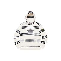 Supreme Stone Island Warp Stripe Hooded Sweatshirt SUP-FW20-297 XL white