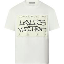 Louis Vuitton 2020s logo-embroidered T-shirt 1AAGME S gray