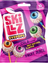 Kolos skonio ledinukai SKILLZ EYEPOPS Fruit Juice, 150 g