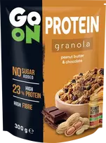 Baltyminė granola „GO ON“ su žemės riešutų sviestu ir šokoladu, 300 g