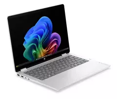 HP OmniBook 5 Flip NG AI 14-km0001nnx - Ultra 7 355, 32GB LPDDR5X 7467 on-board, 512GB , Touch/14.0 2K (1920x1200) OLED, Glacier Silver DF+ AI logo - 5MP IR TNR, Not Included 65W AC Adapter, Win 11 Home, 1 years