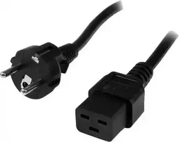 Manhattan Power cable IEC320 Schuko to C19 16A 2,5m black