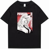 Chainsaw Anime Man Shirt Print Chainsaw Power Cosplay T-Shirt for Unisex Adult XXXXXL