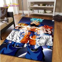 Anime Dragon Ball Goku Vaikų žaidimų kilimas Vaikų žaidimų grindų kilimėlis Animacinis 3D raštas Svetainės dekoratyvinis kilimas 40cm x 60cm gray