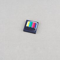 MOC 10PCS Printed 3068pb Hue Strip TV Screen Pattern Building Blocks 3068 Home Wall Decoration Tile Board Bricks Particle Toy Presents white