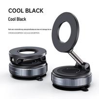 Magnetic Car Phone Holder with Rotatable Suction Cup and Multifunctional Navigation gray