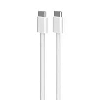 Cable Puro Braided USB-C/USB-C 60W, 1.5m, White