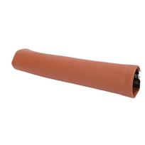 4PCS Stroller Armrest Protective Cover PU Leather Washable Baby Stroller Handlebar Sleeve with Removable brown
