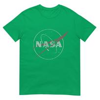 Nasa Retro Distressed Bug Logo Space Exploration Science TShirt 4XL blue